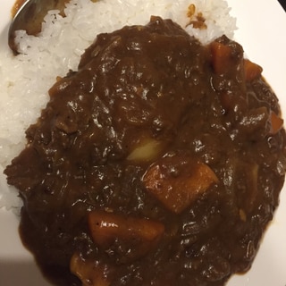 隠し味のコーヒー入りカレー！